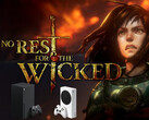 No Rest for the Wicked artwork met Xbox consoles hieronder (Afbeelding bron: Moon Studios, Microsoft Gaming met bewerkingen)