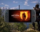 Oblivion Remastered Switch 2-poort weergegeven op handheld