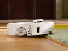 De Roborock Qrevo Curv 2 Flow robotstofzuiger (foto) heeft een rolmop. (Afbeeldingsbron: Roborock)