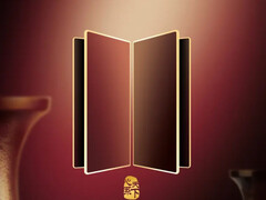 De nieuwe teaser van Samsung ziet eruit als een conventionele opvouwbare smartphone in boekstijl in plaats van de smartphone waarover het gerucht gaat. (Afbeeldingsbron: Samsung)