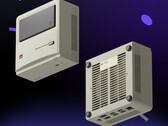 De AYANEO AM01 heeft zijn ontwerp te danken aan vintage Apple Macintosh desktops. (Afbeeldingsbron: AYANEO)