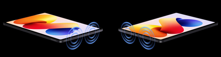 De Redmi Pad 2 Pro beschikt net als de Redmi Pad Pro over quad-speakers. (Afbeeldingsbron: Xiaomi)