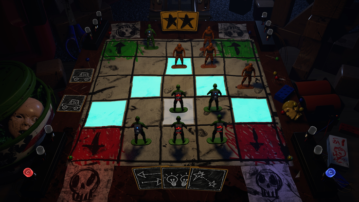 In-gameactie in Midnight Toybox