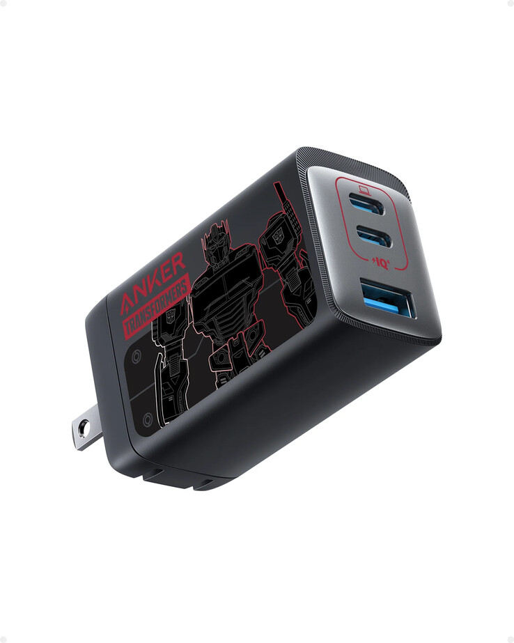 De Anker x Transformers Special Edition 735 Charger (GaNPrime 65W). (Afbeelding bron: Anker)