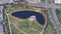 GNSS fietstocht: Rijden rond de vijver