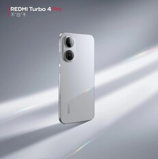De Redmi Turbo 4 in zilver. (Afbeeldingsbron: Redmi)