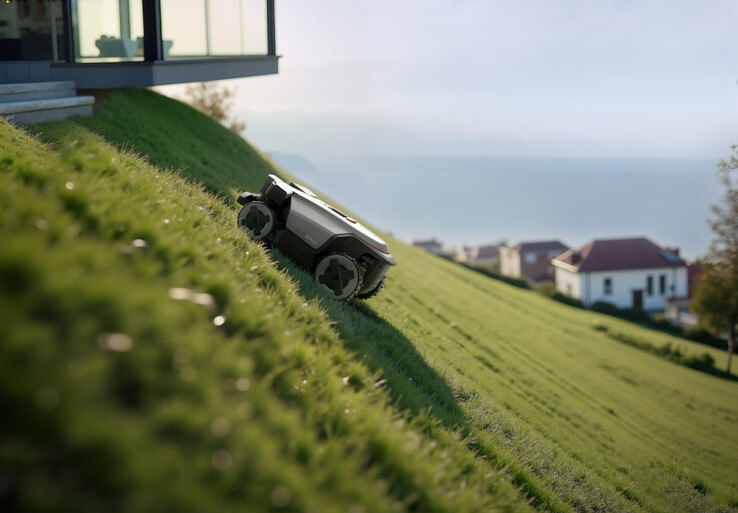 De Roborock RockMow Z1 robotmaaier. (Afbeeldingsbron: Roborock)
