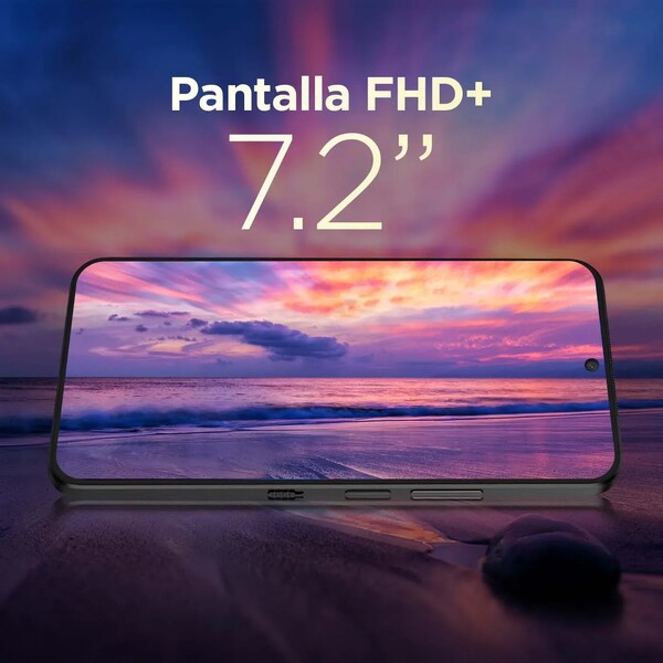 De TCL 60 Ultra NxtPaper heeft een enorm scherm van 7,2 inch. (Afbeeldingsbron: TCL)