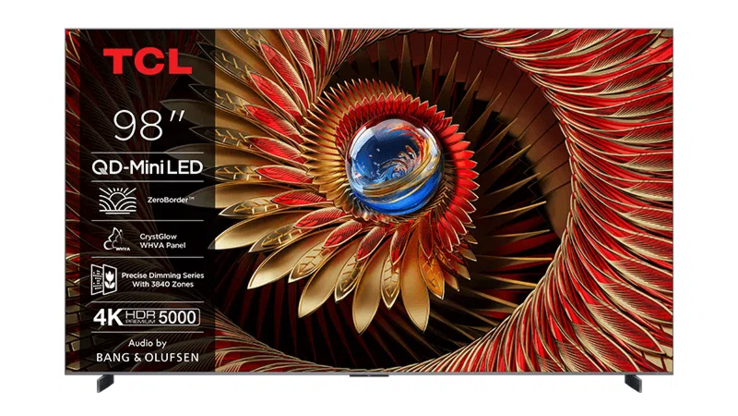 De TCL Q8C Premium QD MiniLED TV (bron: TCL)