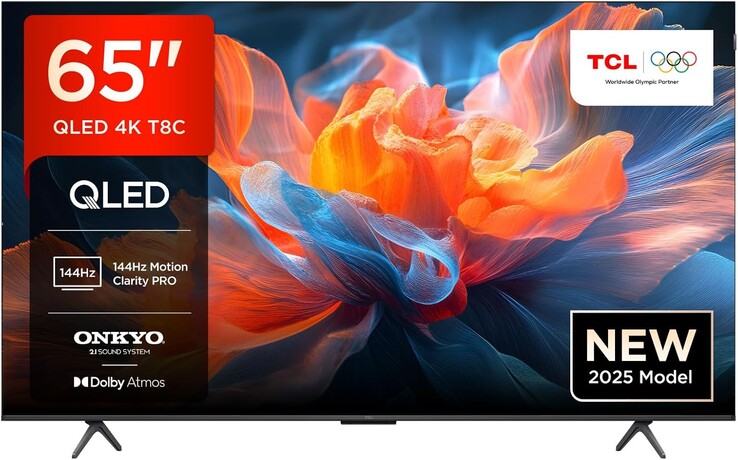 De TCL T8C QLED HDR Smart TV. (Afbeeldingsbron: TCL)