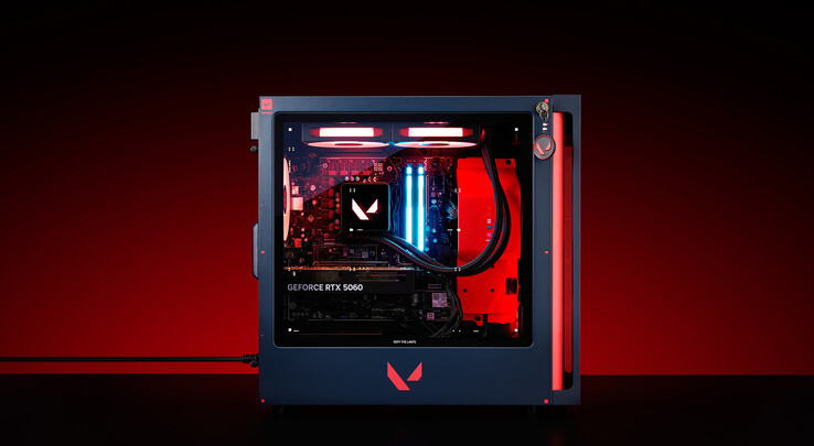 Het linkerpaneel van de Omen 35L Valorant Edition (Afbeeldingsbron: HP)