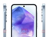 Een "Galaxy A55" render. (Bron: Android Headlines)