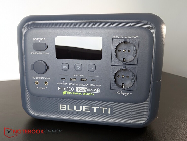 Bijna alle poorten bevinden zich aan de voorkant. Geen beschermkappen.