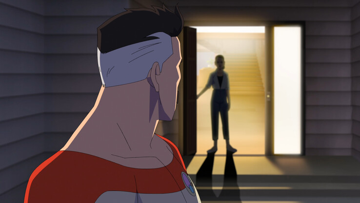 Voor Omni-Man is het belangrijkste moment van deze aflevering niet het gevecht op leven en dood op het hoogtepunt. Het is dit.