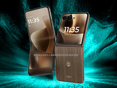 De Razr 70 Ultra in een van de gemelde lanceringskleuren.