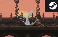 Blasphemous is een Soulslike Metroidvania-game die momenteel voor een recordlage prijs te koop is op Steam. (Afbeeldingsbron: Steam)