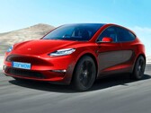 Tesla Model 2 hatchback concept render (afbeelding: CarWow)