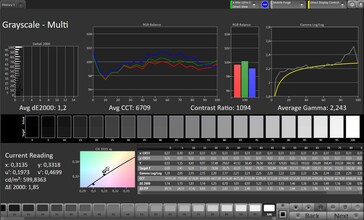 Grijze schalen (Standaard beeldmodus)