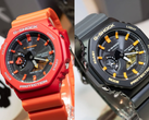 De Casio G-Shock GA-B2100DF-4A (links) en GA-B2100DF-1A (rechts), afgebeeld. (Afbeeldingsbron: @geesgshock op Instagram)