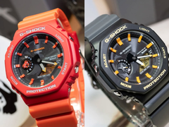 De Casio G-Shock GA-B2100DF-4A (links) en GA-B2100DF-1A (rechts), afgebeeld. (Afbeeldingsbron: @geesgshock op Instagram)