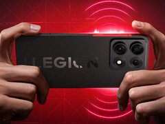 De 2026 Legion Y70 zal op 19 mei in China op de markt komen. Afgebeeld: een promofoto van de achterkant van de telefoon.