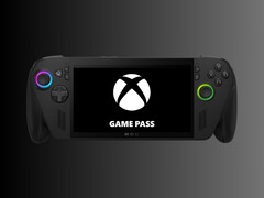 Rog Xbox Ally X handheld met Game Pass logo (Afbeelding: Microsoft Gaming met bewerkingen)