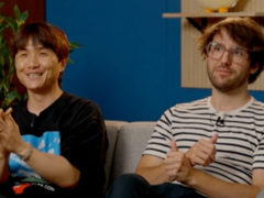 Een screengrab van een interview met Choi Ji Won en Guillaume Broche (afbeeldingsomslag: Lies of P YT)