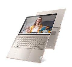Lenovo gaat de Yoga Slim 9i verkopen in een &#039;Oatmeal&#039; kleurstelling. (Afbeelding bron: Lenovo)