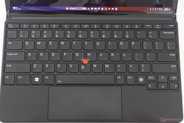 TrackPoint is inbegrepen, wat eerder ontbrak op het toetsenbord van de ThinkPad X1 Fold 13