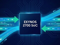 AI-gegenereerde marketingafbeelding van de geruchtmakende Exynos 2700 SoC. (Afbeeldingsbron: Kaulenda op X)