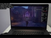 Star Wars Outlaws draait op een MacBook Pro M3 Max met Crossover Preview en Game Porting Toolkit 3.0 via D3DMetal vertaling op macOS Tahoe (Beeldbron: YouTube/Andrew Tsai)