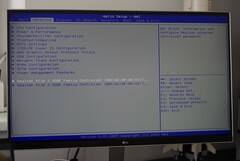 Talrijke hardware-instellingen in het BIOS