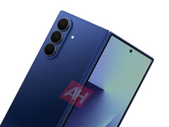 De Galaxy Z Fold7 in een van de vele geruchtmakende lanceringskleuren. (Afbeeldingsbron: Android Headlines)
