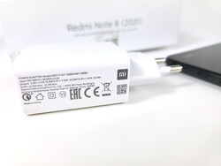 Modulaire 22,5-Watt oplader van de Redmi Note 8 2021