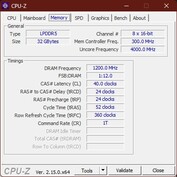 CPU-Z Geheugen
