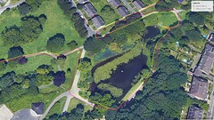 GNSS test: Omtrekken van het meer
