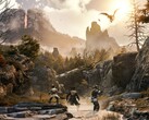Een afbeelding van een draak in GreedFall.