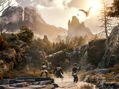 Een afbeelding van een draak in GreedFall.
