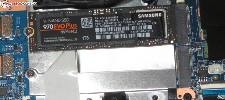 De Core 15 heeft ruimte voor twee NVMe SSD's.