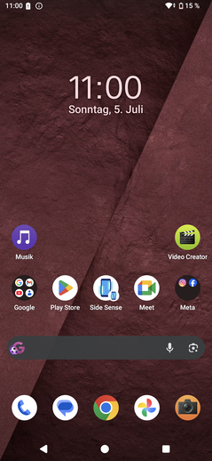 Sony Xperia 1 VIII-recensie: Android-gebruikersinterface