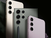 De Galaxy S24-serie behoudt het drievoudige vlaggenschipaanbod van de eerdere Galaxy S-serie, Galaxy S23-modellen afgebeeld. (Afbeeldingsbron: Samsung)