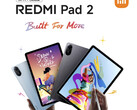 De Redmi Pad 2 is verkrijgbaar in twee kleuropties, maar niet als hij geconfigureerd is met 4G-connectiviteit. (Afbeeldingsbron: Xiaomi - bewerkt)