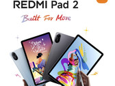 De Redmi Pad 2 is verkrijgbaar in twee kleuropties, maar niet als hij geconfigureerd is met 4G-connectiviteit. (Afbeeldingsbron: Xiaomi - bewerkt)