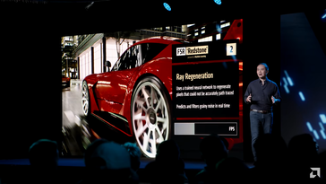 AMD FSR Redstone Ray Regeneration verbetert ray tracing. (Afbeeldingsbron: AMD)