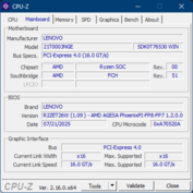 CPU-Z moederbord