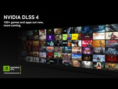 Nvidia's nieuwste upscaling-technologie, DLSS 4, wordt nu ondersteund in meer dan 100 games en apps. (Afbeeldingsbron: Nvidia)