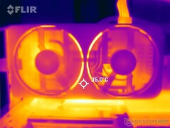 Oppervlaktetemperaturen: Voorklep