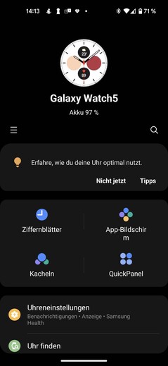 De Samsung Wear-app is de hub voor alle horloge-instellingen