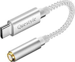 De Questyle Qlink-C is een instapmodel USB-C DAC die slechts 5 gram weegt. (Afbeeldingsbron: Questyle)