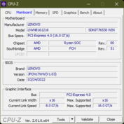 CPU-Z: Moederbord